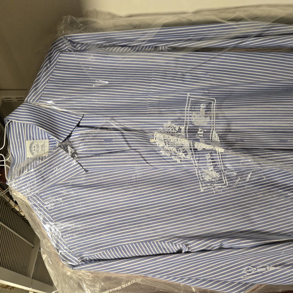 Men's Blue Striped Shirt